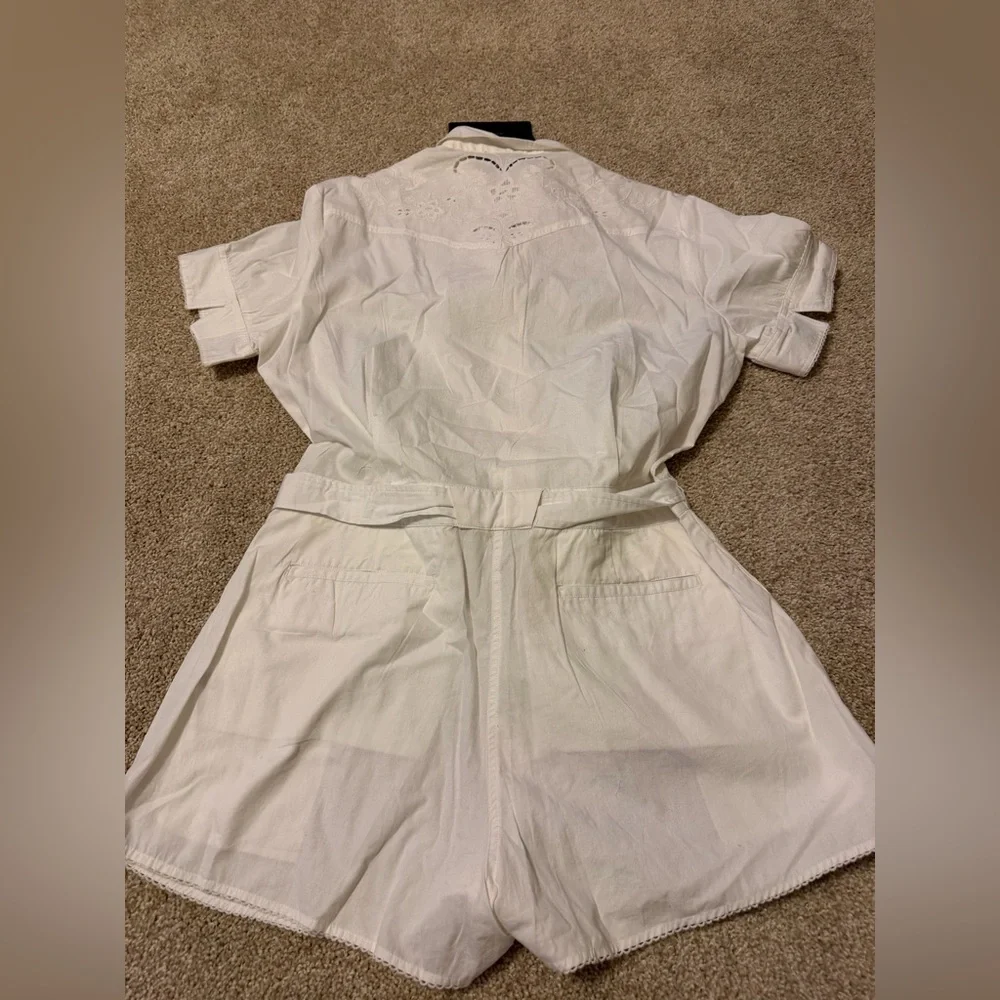 Rag & Bone Surplus Romper in White 10 NWT - Picture 4 of 4